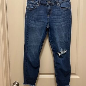 Women's Kut from the Kloth Donna High Rise Ankle Skinny Denim Jeans Size 6